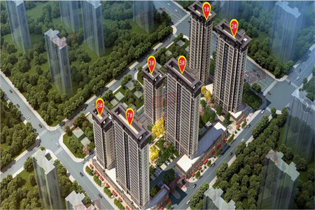 城北忠真新天地4室2厅2卫145m2豪华装修